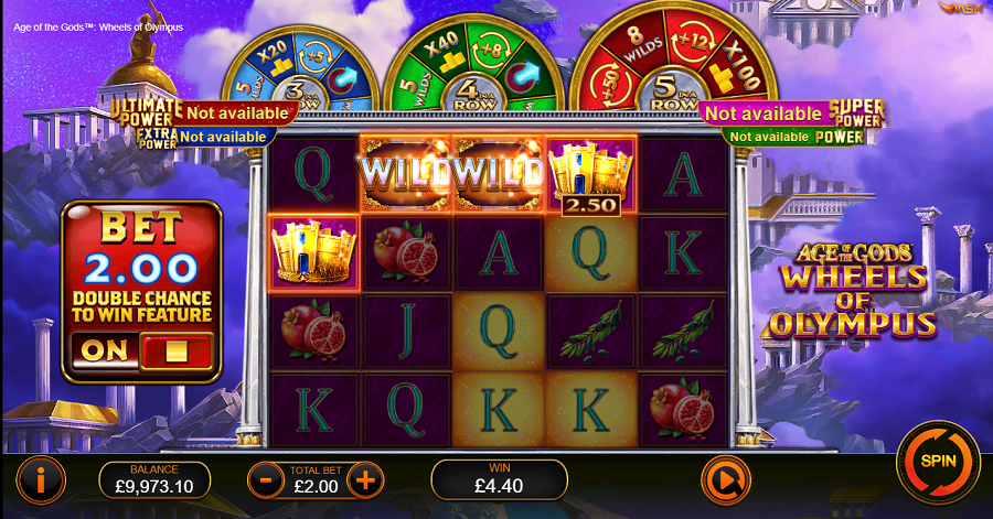 Age Of The Gods Wheels Of Olympus Bonus - bwin