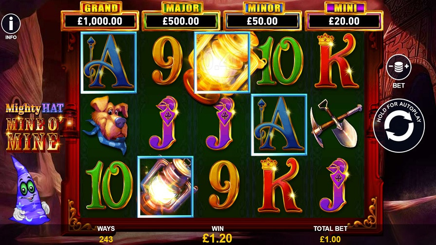 Mighty Hat Mine Omine Bonus Eng - bwin