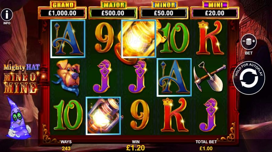 Mighty Hat Mine Omine Bonus Eng - bwin