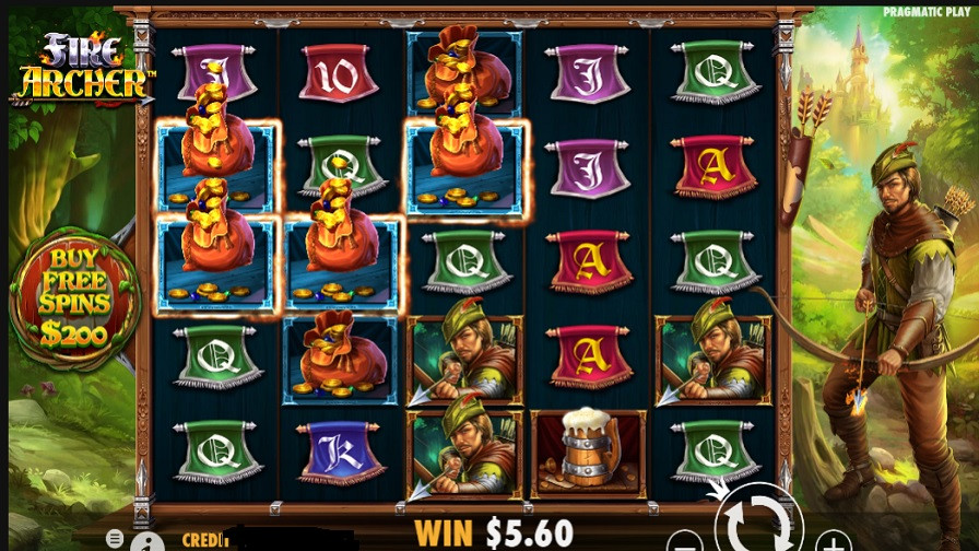 Fire Archer Bonus En - bwin