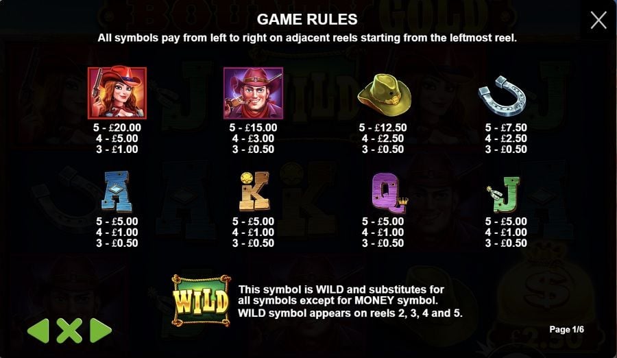 Bounty Gold Slot Featured Symbols - bwin