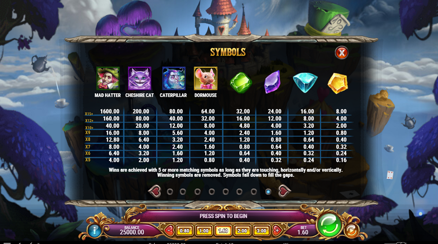 Agent Of Hearts Feature Symbols - bwin
