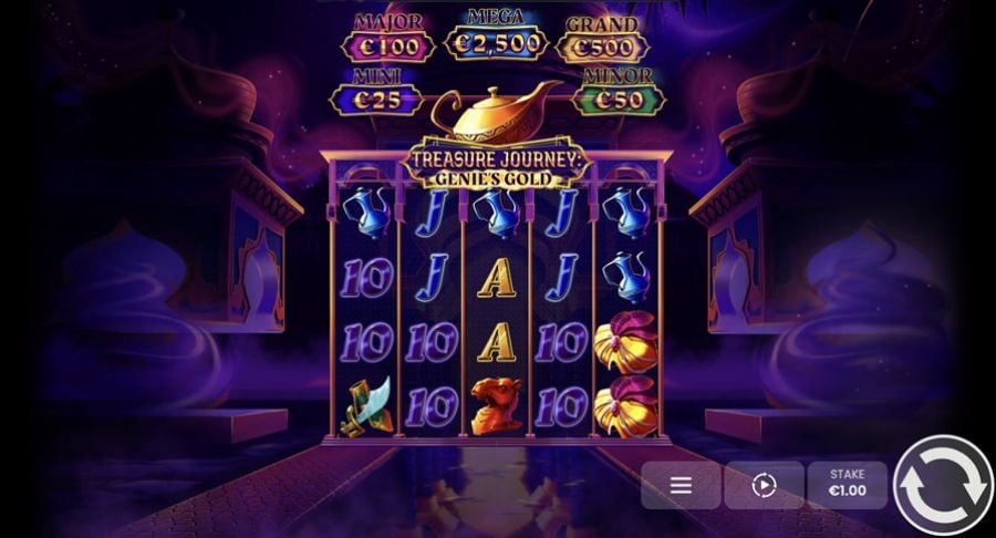 Treasure Journey Genie Gold Slot - bwin
