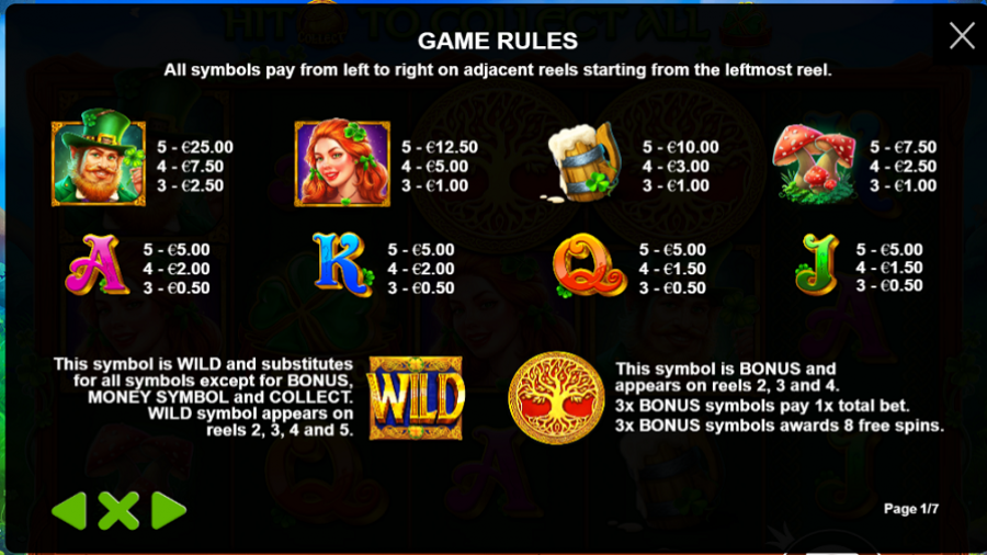 Clover Gold Feature Symbols - bwin