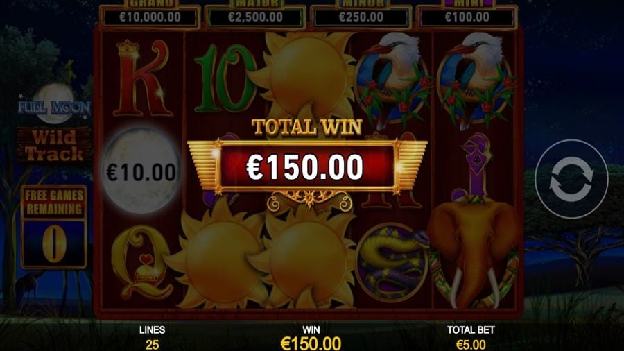 Full Moon Wild Track Bonus High Win - bwin