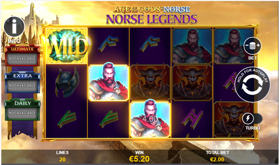 Age Of The Gods Norse Norse Legends Bonus - bwin