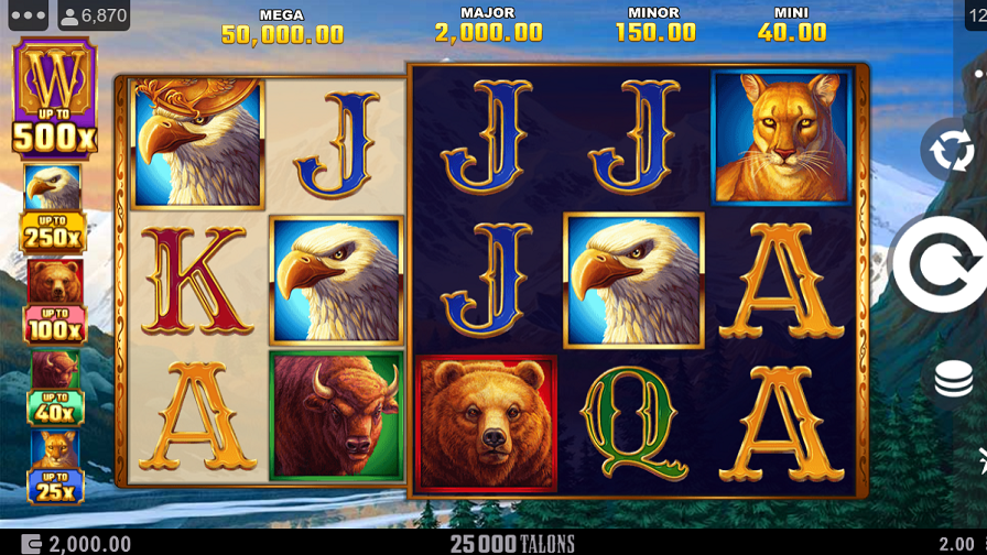 25000 Talons Slot - bwin