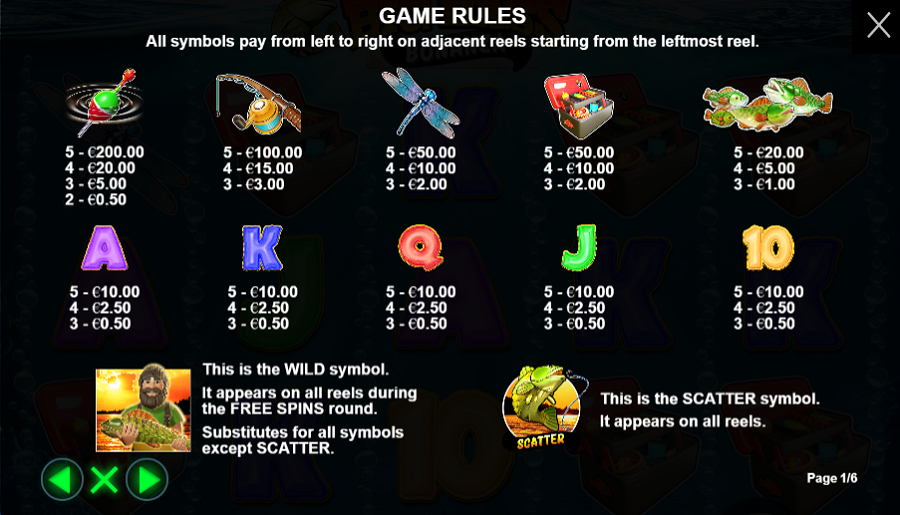 Big Bass Bonanza Feature Symbols - bwin