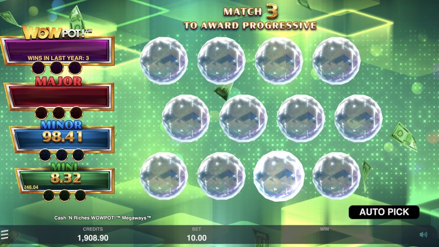 Cash N Riches Wowpot Megaways Bonus - bwin