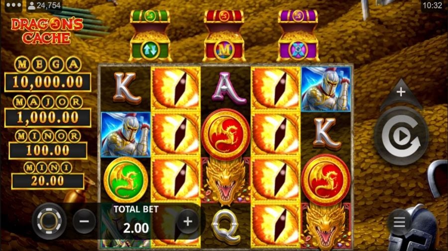 Dragons Cache Slot En - bwin