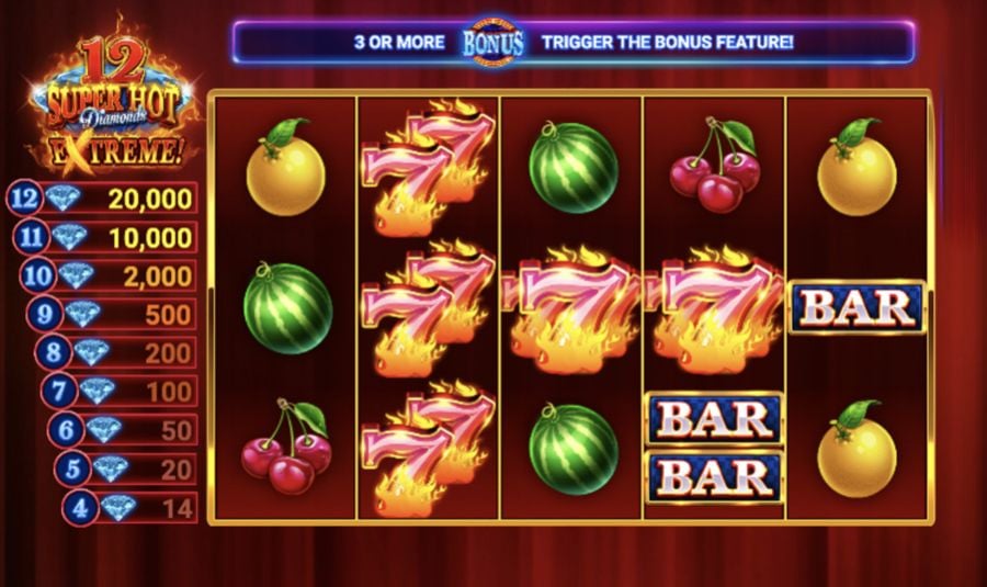 12 Super Hot Diamonds Extreme - bwin