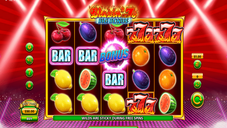 Blazin Hot 7s Big Bonus Slot - bwin