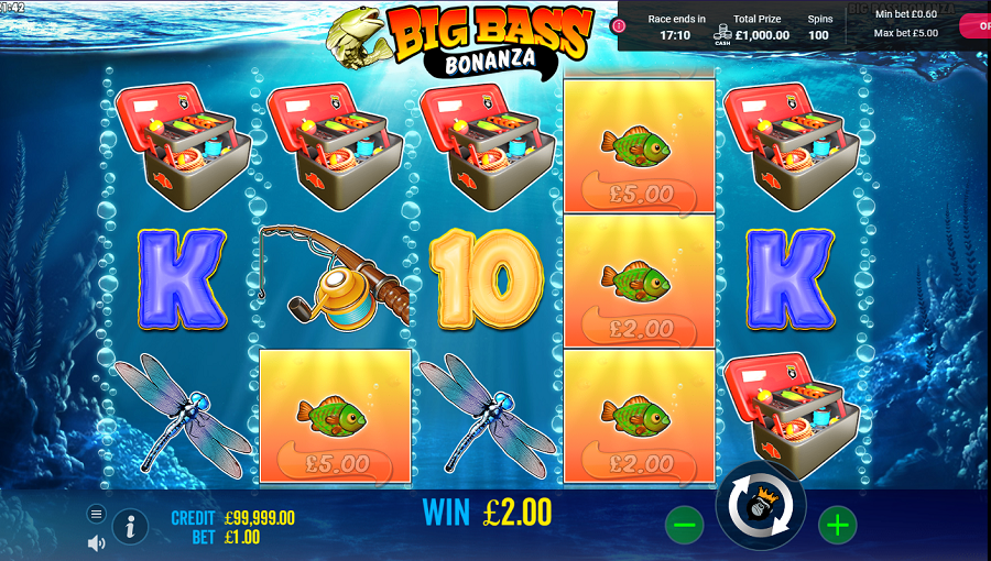 Big Bass Bonanza Megaways Bonus - bwin
