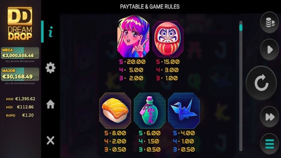 Neko Night Dream Drop Featured Symbols - bwin