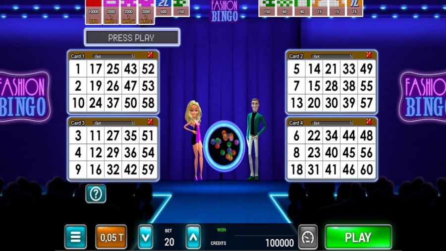 Fashion Bingo Slot En - bwin