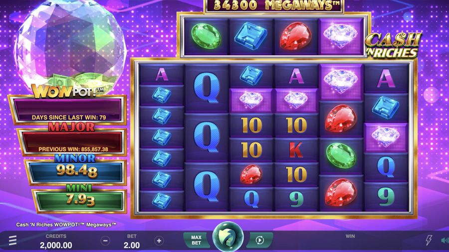 Cash N Riches Wowpot Megaways - bwin