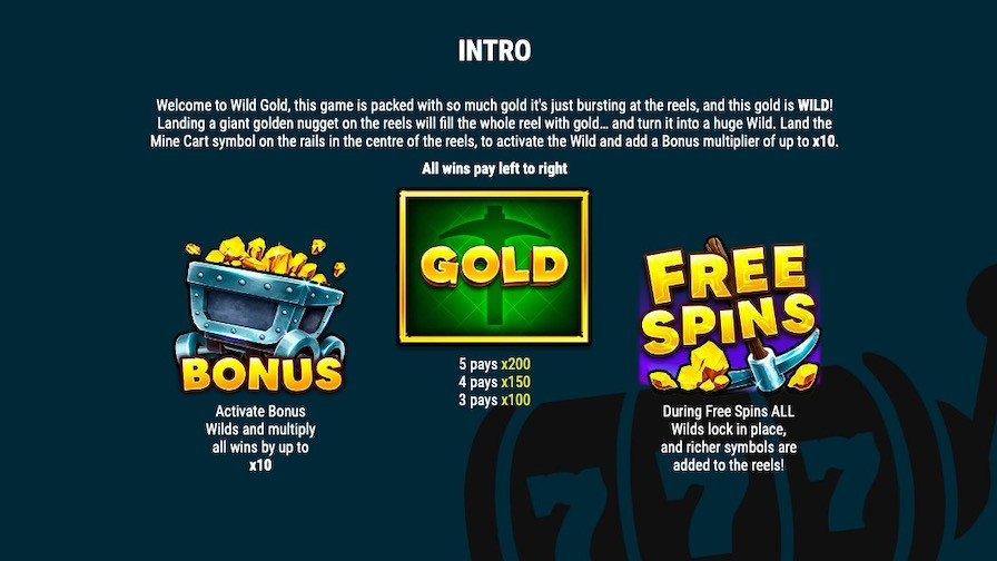 Wild Gold Feature Symbols - bwin