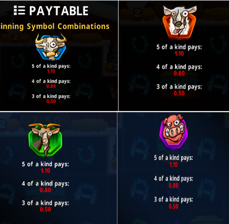 Lucky Clucks Feature Symbols - bwin