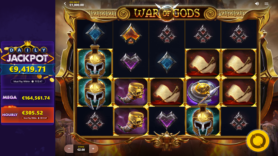 War Of Gods Slot Eng - bwin
