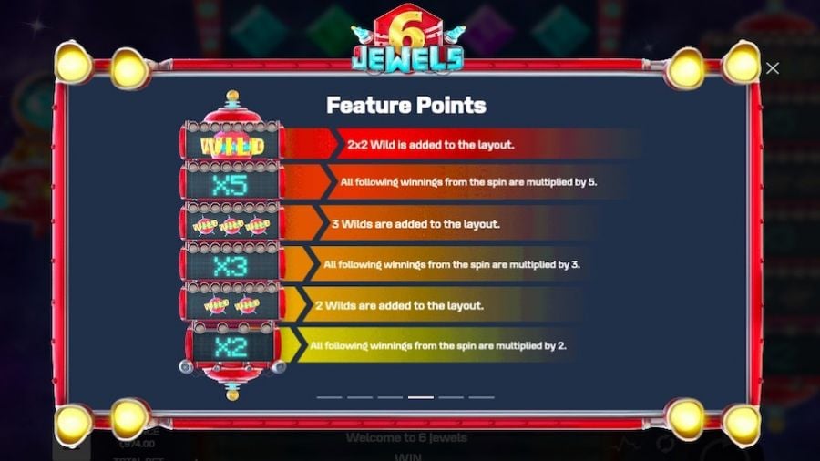 6 Jewels Feature Symbols - bwin