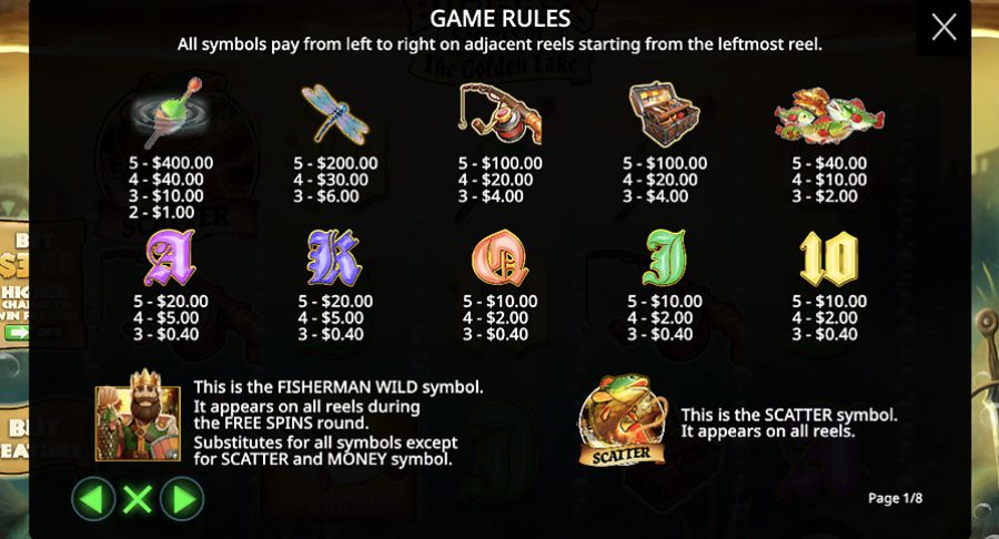 Big Bass Secrets Of Golden Lake Symbols - bwin