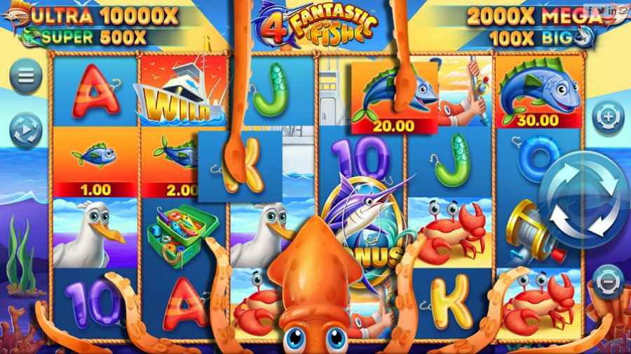 4 Fantastic Fish Giant Squid Bonus - bwin