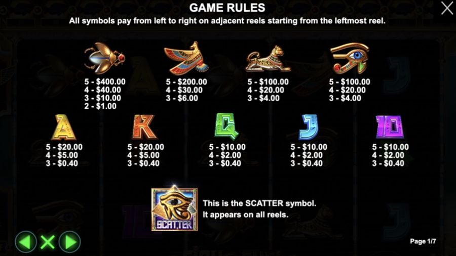 Fish Eye Symbols Eng - bwin