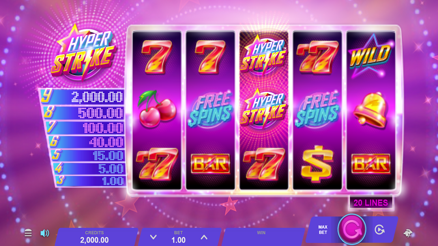 Hyper Strike Slot Eng - bwin