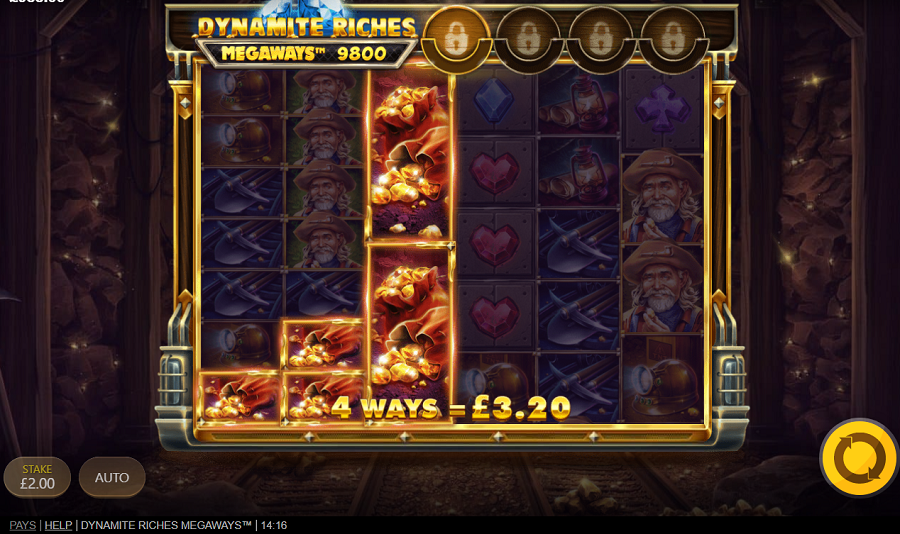 Dynamite Riches Megaways Bonus - bwin