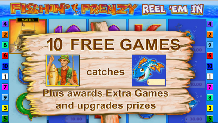 Fishin Frenzy Reel Em In Free Games Bonus - bwin