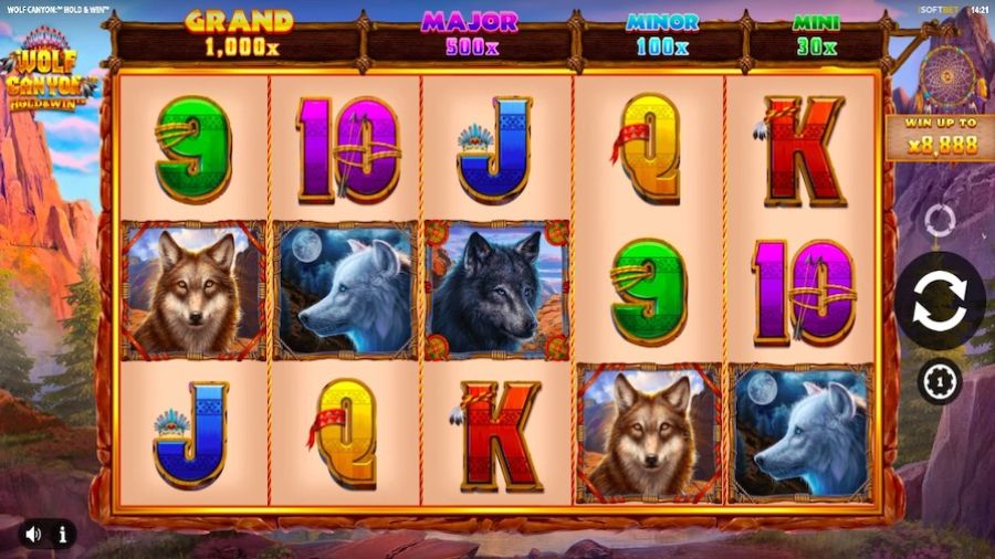 Wolf Canyon Hold And Win Slot En - bwin