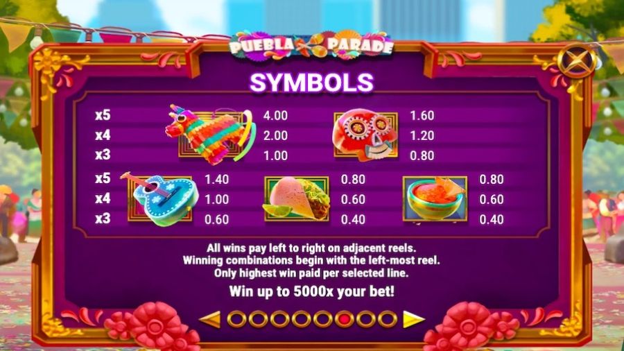 Puebla Parade Featured Symbols - bwin