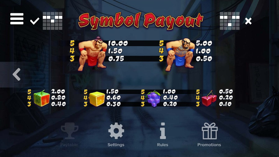 Sumo Sumo Feature Symbols Eng - bwin