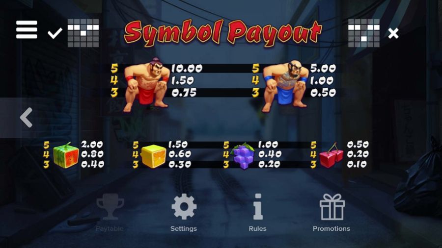 Sumo Sumo Feature Symbols Eng - bwin