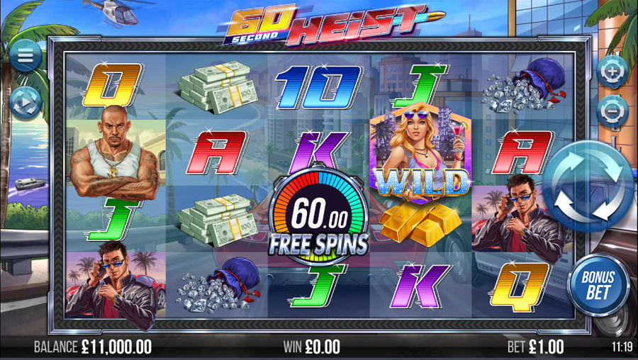 60 Second Heist Slot - bwin