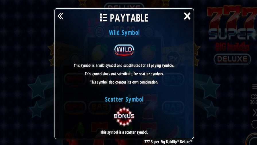 777 Super Big Buildup Feature Symbols - bwin