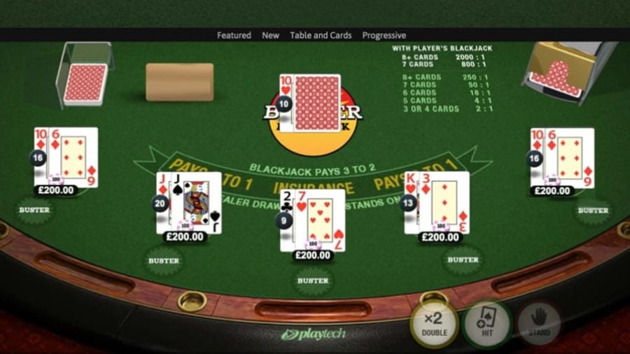Buster Blackjack Slot Cards Eng - bwin