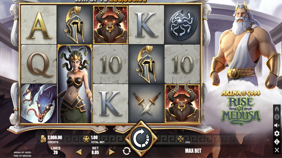 Arena Of Gods Rise Of Medusa En Slot - bwin