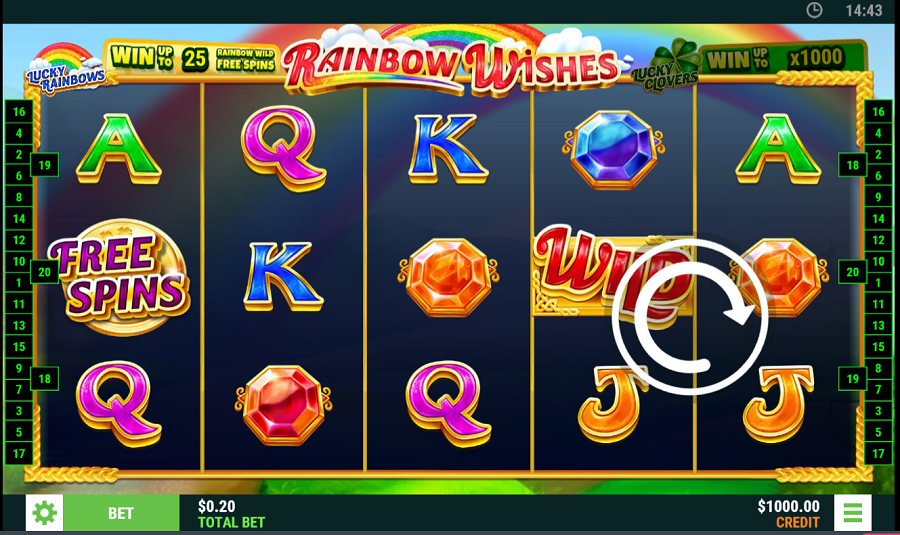 Rainbow Wishes Slot - bwin