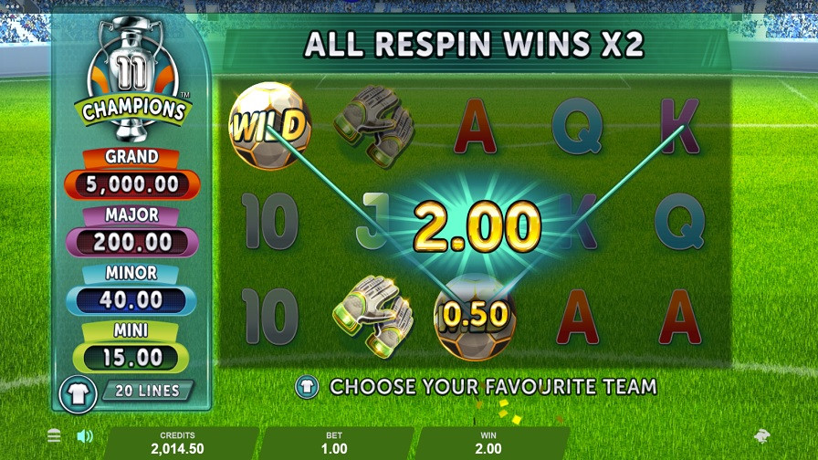 11 Champions Bonus Eng - bwin