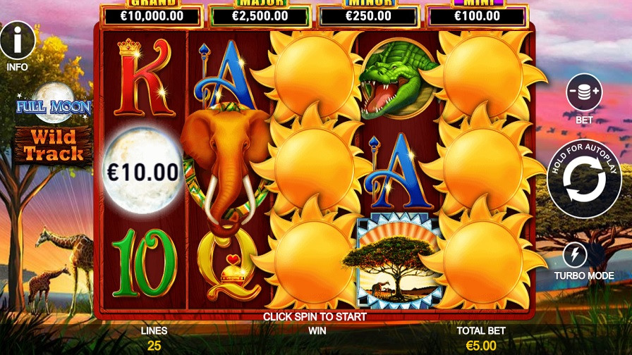 Full Moon Wild Track Slot En - bwin