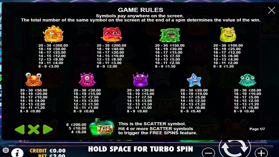 Monster Superlanche Feature Symbols En - bwin