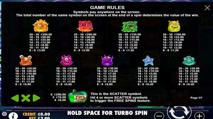 Monster Superlanche Feature Symbols En - bwin