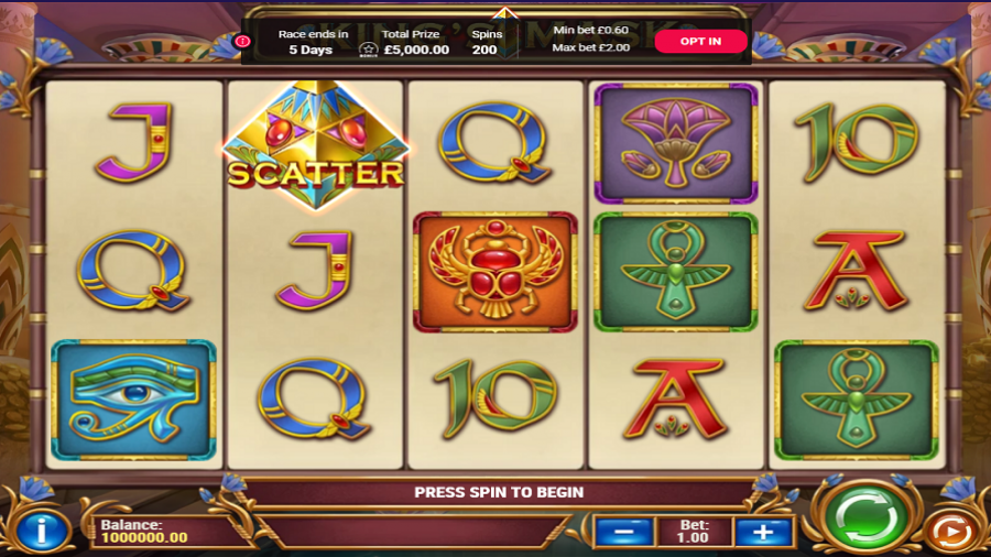 Kings Mask Slot - bwin