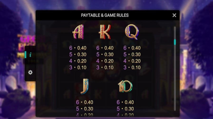 The Great Pigsby Megaways Featured Symbols - bwin