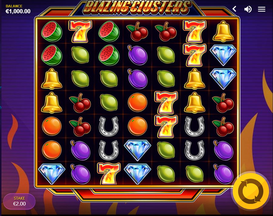 Blazing Clusters Slot - bwin