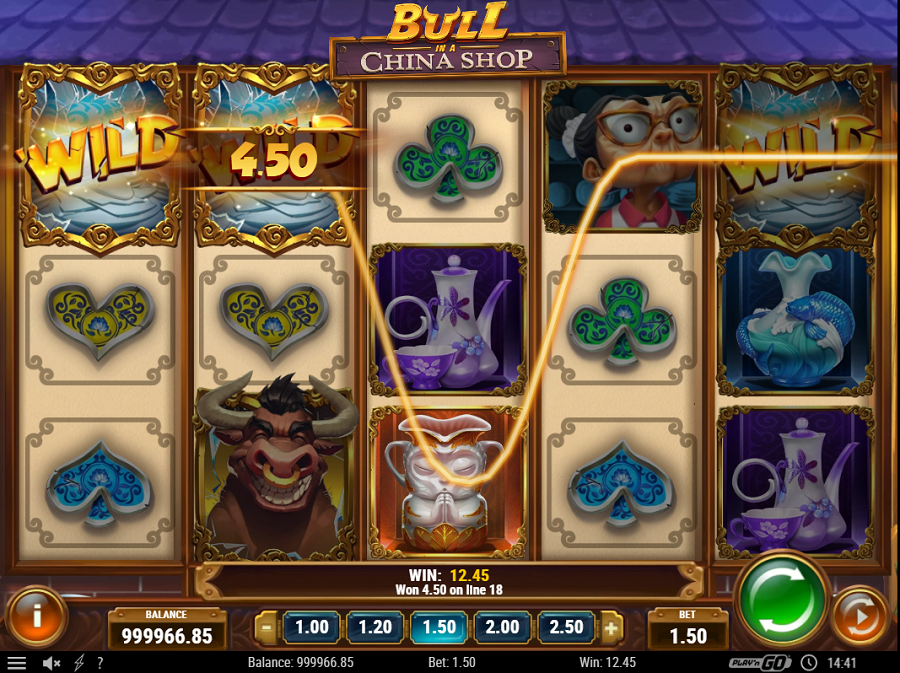 Bull In A China Shop Bonus - bwin