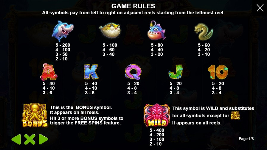 Release The Kraken 2 Feature Symbols Eng - bwin