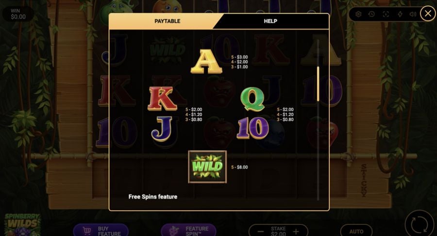 Spinberry Wilds Symbols - bwin