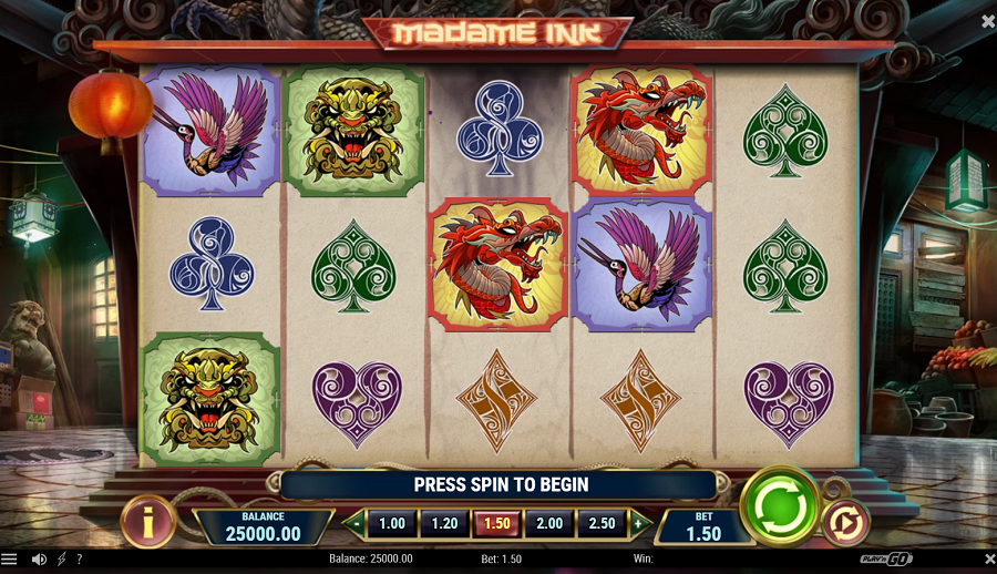 Madame Ink Slot - bwin